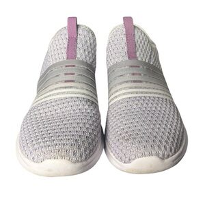 Women's Slip-On Sneakers - Gray and Purple Sz 8